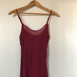 Maroon Dress